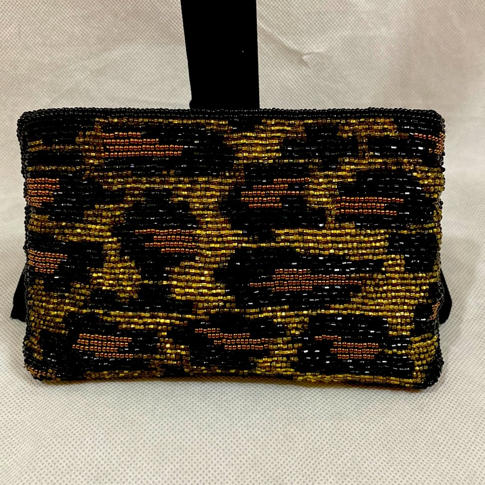 Neiman Marcus Petite Sequin Evening Bag / Clutch EUC